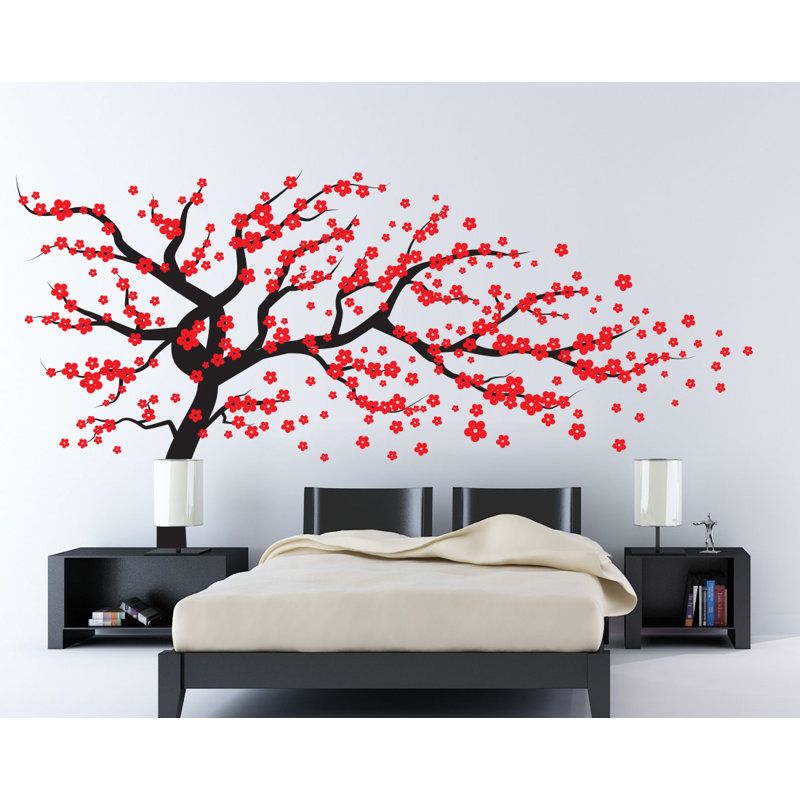 Plants & Flowers Non-Wall Damaging Wall Decal, Scheme A