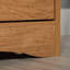 Commode 4 tiroirs en bois brun avec tiroirs simples et sous le lit, brun