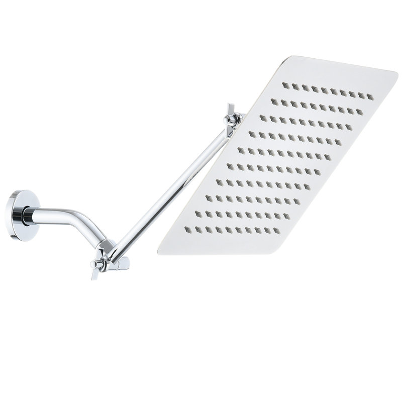 10" Stainless Steel Shower Head In - Smooth Operation Wide Spray Coverage