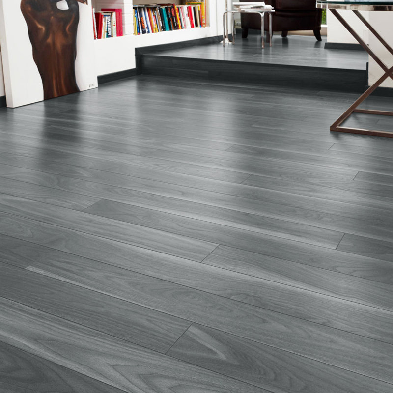 Spady 2mm 7 Pcs Rustic Style Wood Plank PVC Flooring, Grey