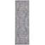 Tapis oriental gris en polyester lavable à la machine Lyiah-86994207
