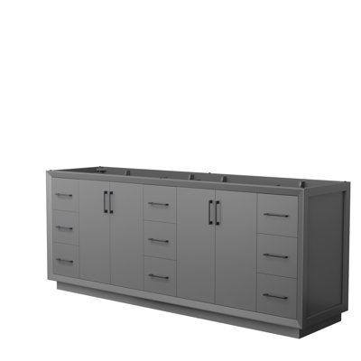 Base de meuble-lavabo double 83,25 po Strada seulement