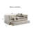 Transitional Style 1Pc Twin Size Daybed W/ Trundle Plastic Legs Mattress Ready White Finish Primary Living Room