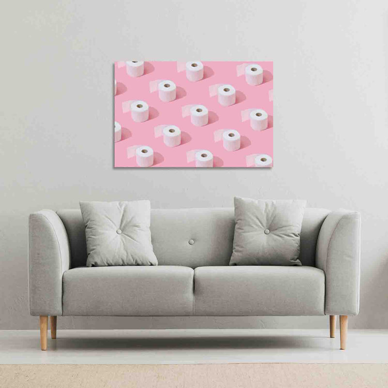 Toilet Rolls by Andrew Lee - Wrapped Canvas Print, 41cm H x 61cm W x 4cm D