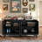 Storage Cabinet With 4 Doors Modern Sideboard Adjustable Shelves-850356372