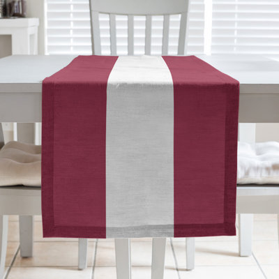 New Orleans Football Stripes Table Runner
