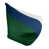 Vert / bleu marine / blanc sélectionné