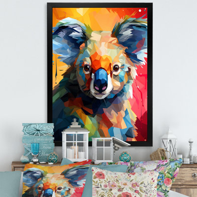 Popart Colorful Koala 2 - Koala Animal Wall Art