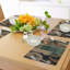 Ensemble de 8 napperons East Urban Home Boho Art