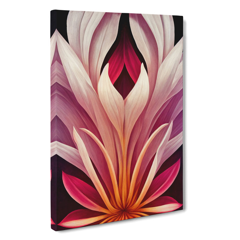 The Inquisitive Flower - Wrapped Canvas, 50cm H x 35cm W x 3cm D