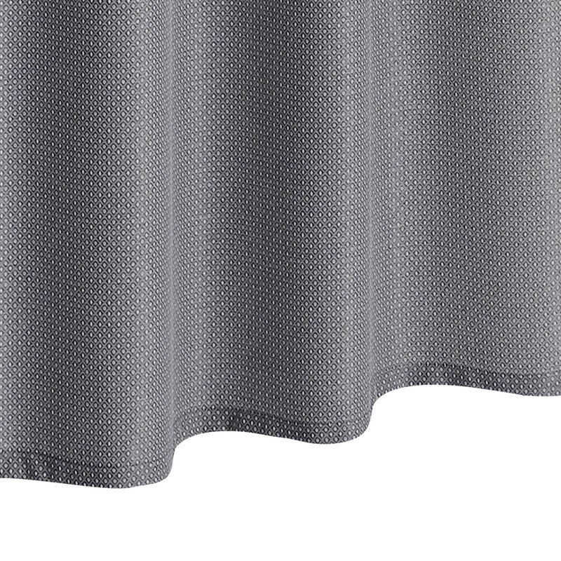 Reginal Polyester Shower Curtain, 182cm H x 213cm W, Grey