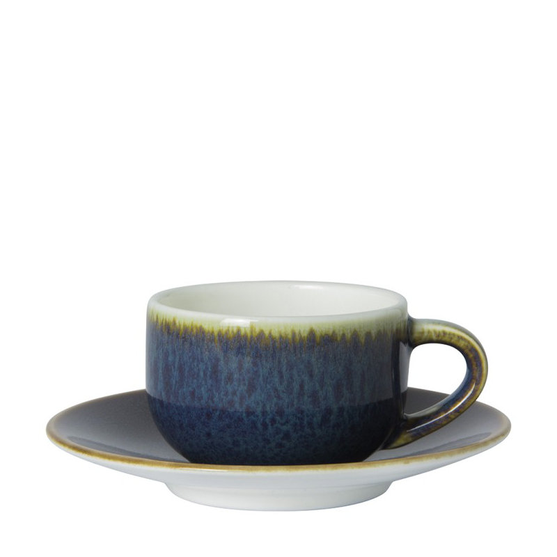 Art Glaze Bone China Espresso Cup, Pressed Mulberry, 12