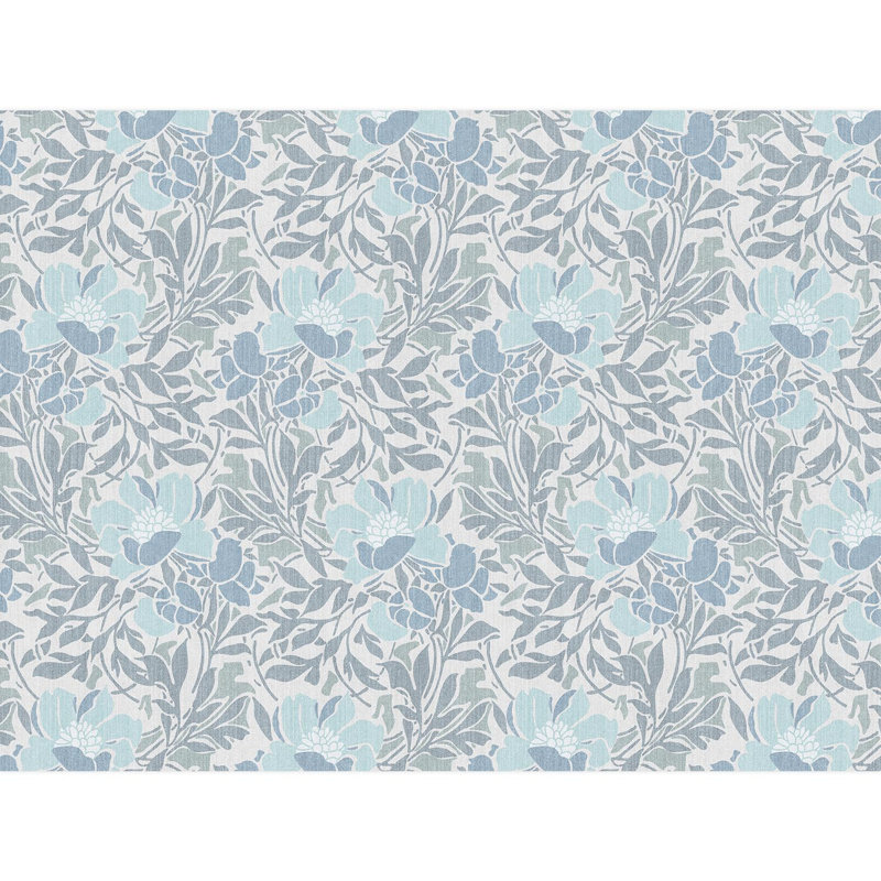 Bordure florale pelez et collez, L 108 po x l 144 po