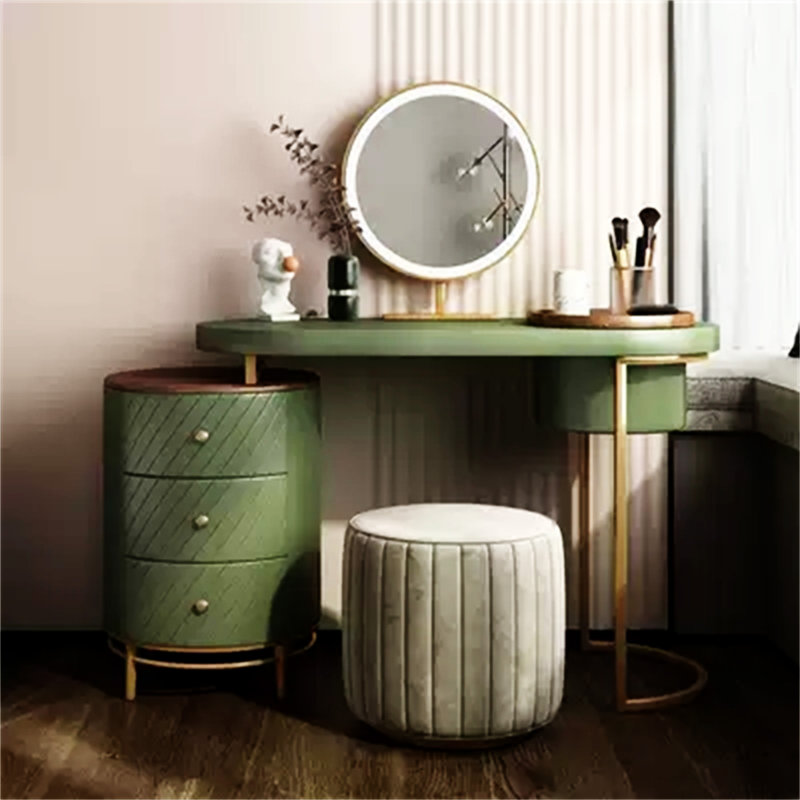 Coiffeuse pour le maquillage, Vert