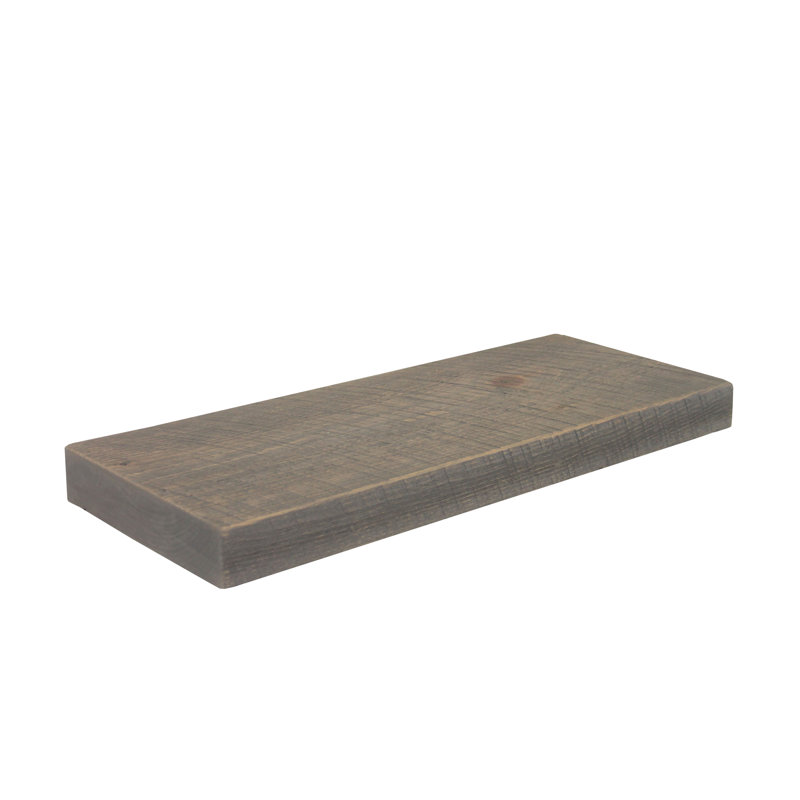 Devyn Pine, 2" H x 24" W x 10" D, Gray