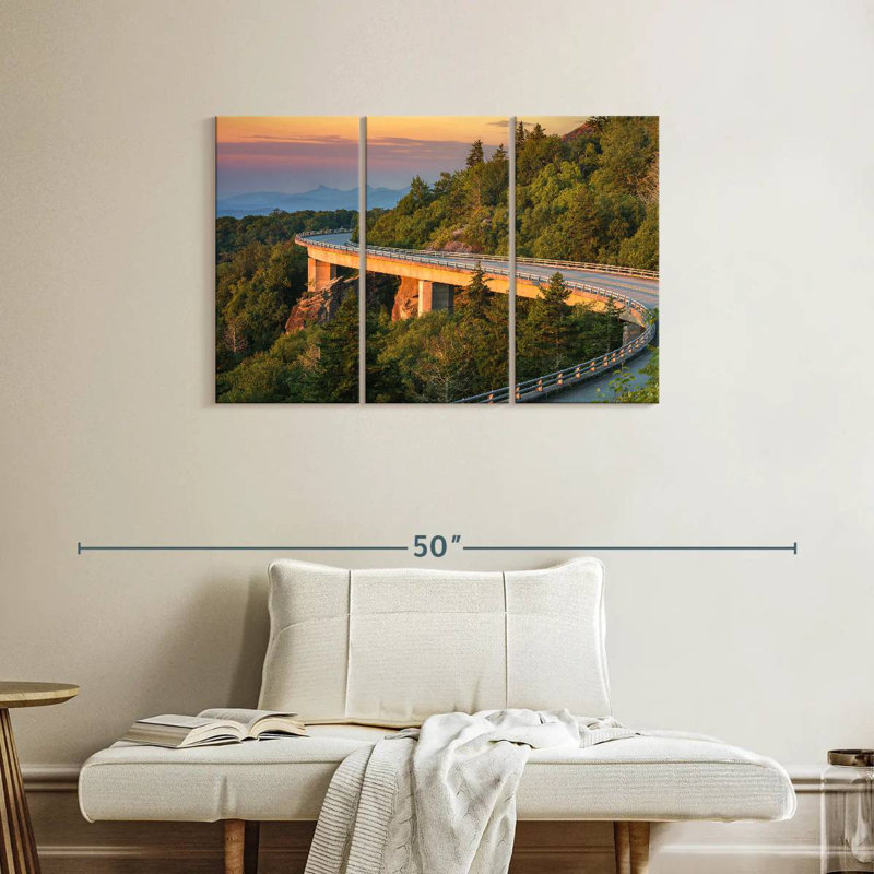 Linn Cove Road Trip, 24" H x 38" W