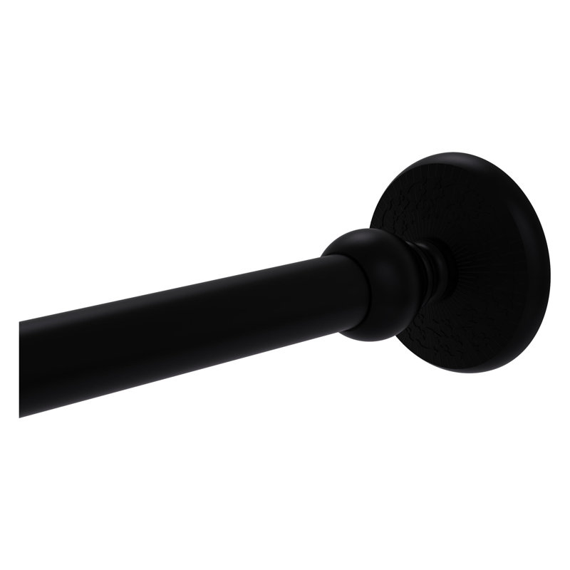 Écusson de rideau de douche Tilney, Noir mat