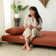 Amala Daybed - Fold Out Queen Sleeper - Premium Boucle - Sleek and Modern Lounge for Relaxing