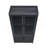 Bookcase Cabinet In Charcoal Gray-1580001140