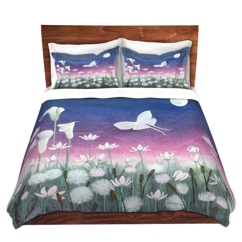 Ensemble de housse de couette en microfibre DiaNoche par Judith Figuiere - Luna