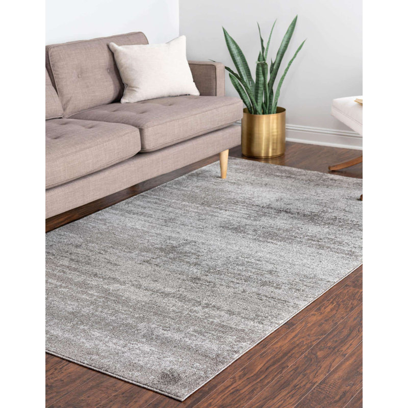 Tapis gris Croslin, Rectangle 3 pi 3 po x 5 pi 3 po