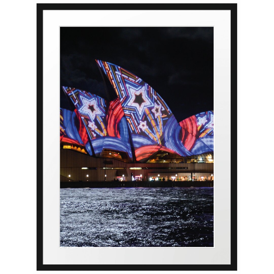 Gerahmtes Poster Sydney Opera House