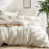 Modern & Contemporary Cotton Standard Duvet Cover Set
