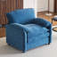 Chaise longue en chenille de 37,17 po à haut dossier pour siège confortable - Design surdimensionné avec tissu doux