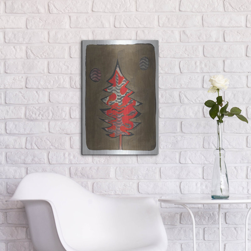 "Arbre de Noël 6" par Maria Pietri, H 24 po x l 16 po