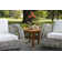 Dochi Teak Premium All-Weather Wicker 2 - Person Patio Conversation Sets with Cushions