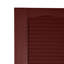 Volet à persiennes sur mesure avec dessus cathédrale-98382103-105284512-98382062