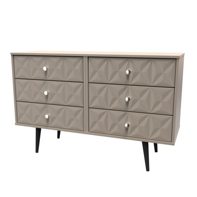Carnlea 115cm W 6 - Drawer Chest of Drawers