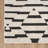 Abani Rugs BUR110A Lueras Black Ivory Diamond Geometric Area Rug-421510953