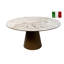 Brisny Round Metal Base Dining Table