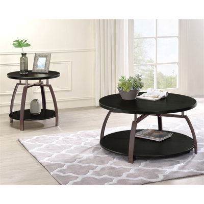 Ensemble de tables basses rondes 2 pièces Starrett