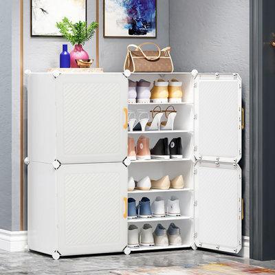 24 Pair Shoe Storage Cabinet