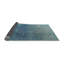 Tapis contemporain bleu ciel / vert mer-1646536000