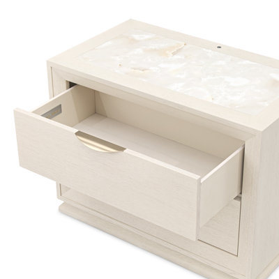 2 - Drawer Solid Wood Nightstand