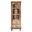 Armoire de rangement rustique en bois avec porte découpée décorative et 3 tiroirs-1164881929