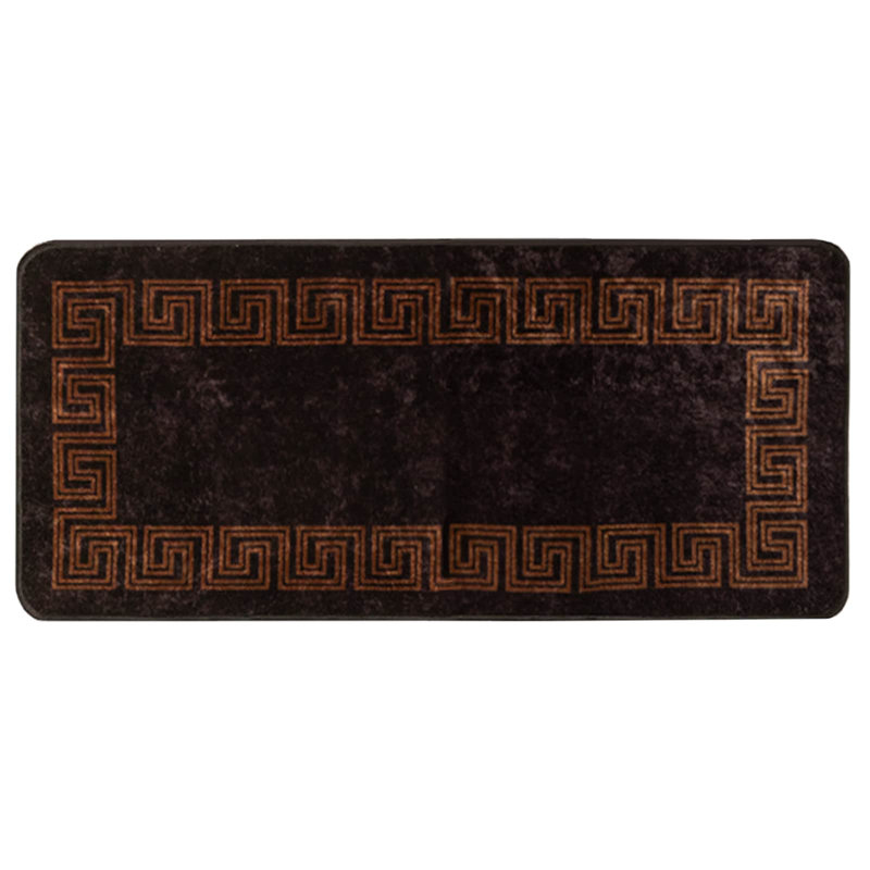 Area Rug, Runner 50cm x 100cm, Black