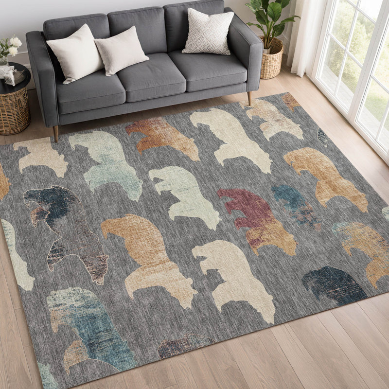 Tapis intérieur / extérieur lavable à la machine Chantille ACN2338, Rectangle 9 pi x 12 pi