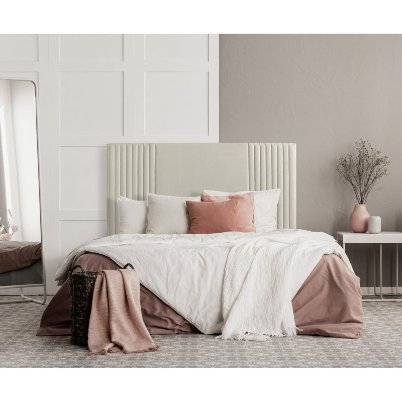 Upholstered Headboard, Small Double (4'), Green