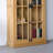 Old style solid wood bookcase