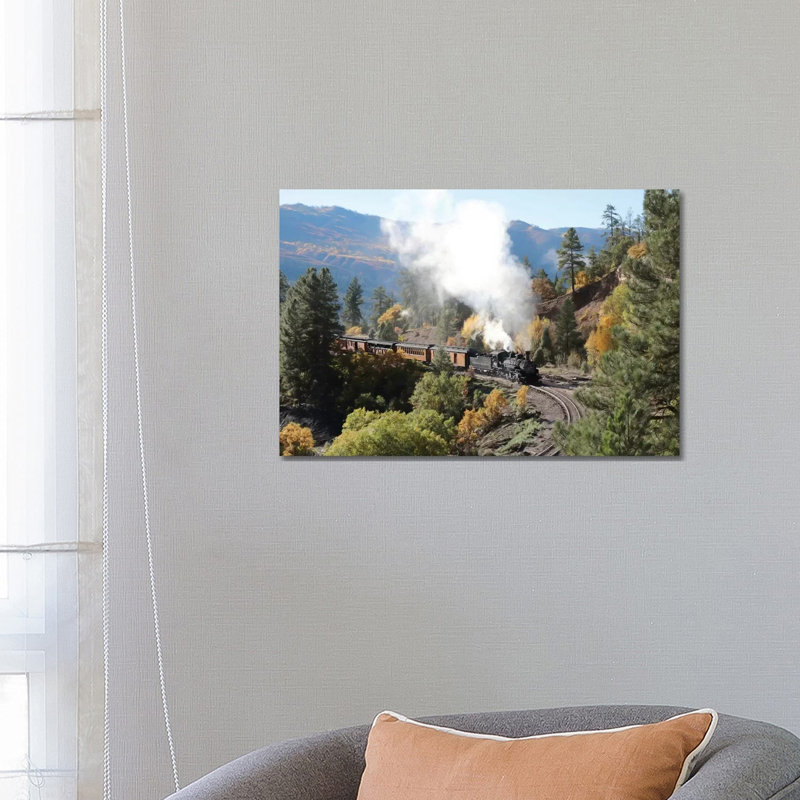 Durango Silverton Train IV by Lori Deiter - Print on Canvas, 45.72cm H x 66.04cm W x 3.81cm D, Wrapped Canvas