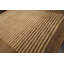 Tapis brun / beige en laine noué à la main de conception unique des années 1970 de 8 pi 10 po x 11 pi 9 po