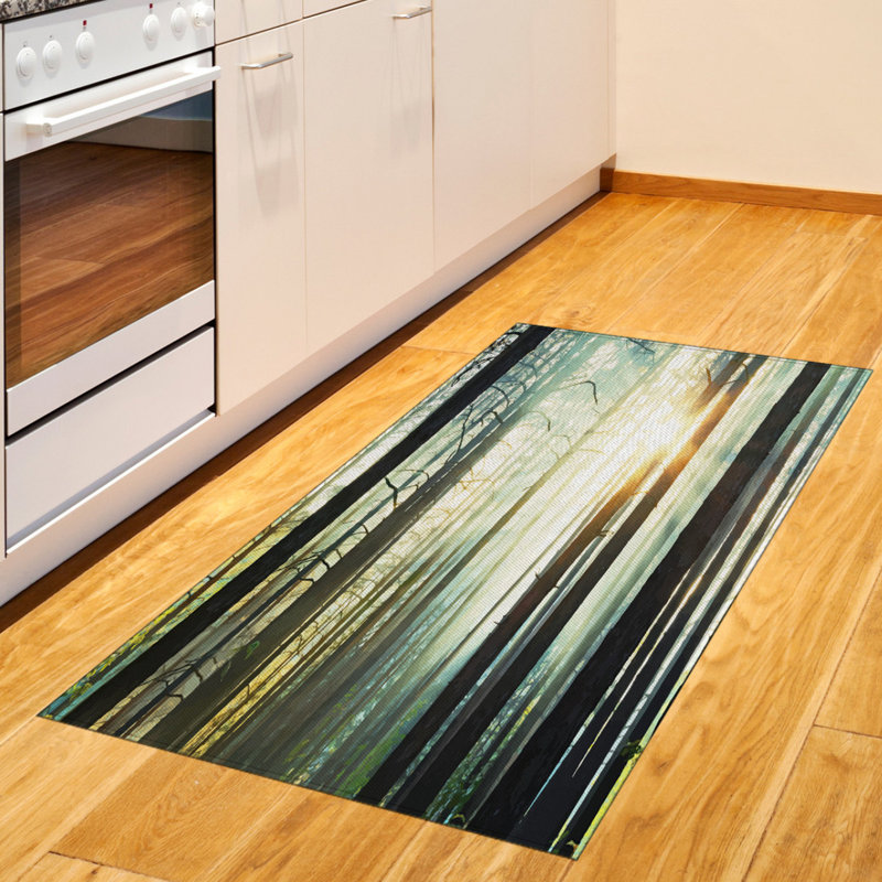 Tapis décoratif à haute densité en fibres naturelles haute densité Nature, Rectangle 2 pi 7 po x 5 pi