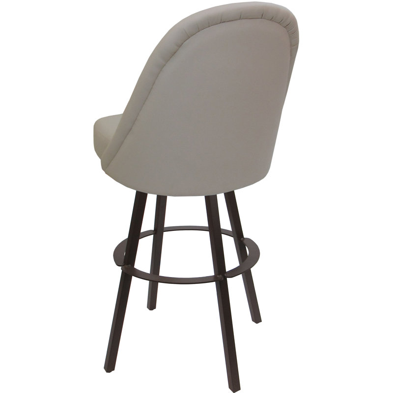 Bassin Kandria, Beige océan, Counter Stool (26" Seat Height), Brown
