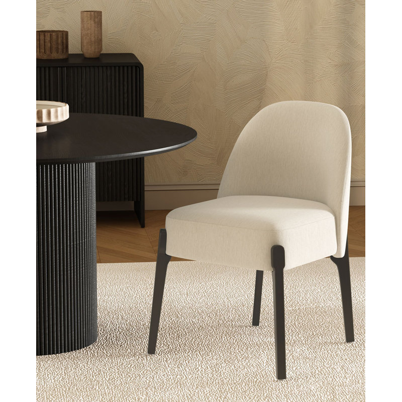 Chaise d'appoint de salle à manger Oslo, Crème