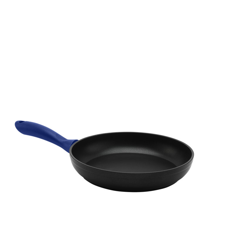 Poêle à frire antiadhésive en aluminium 8/9 / 10,5 po YBM Home, 10.5", Bleu