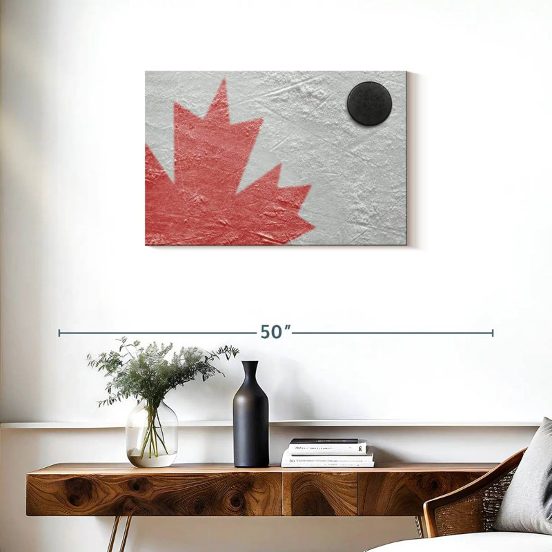 Hockey canadien, H 20 po x l 30 po